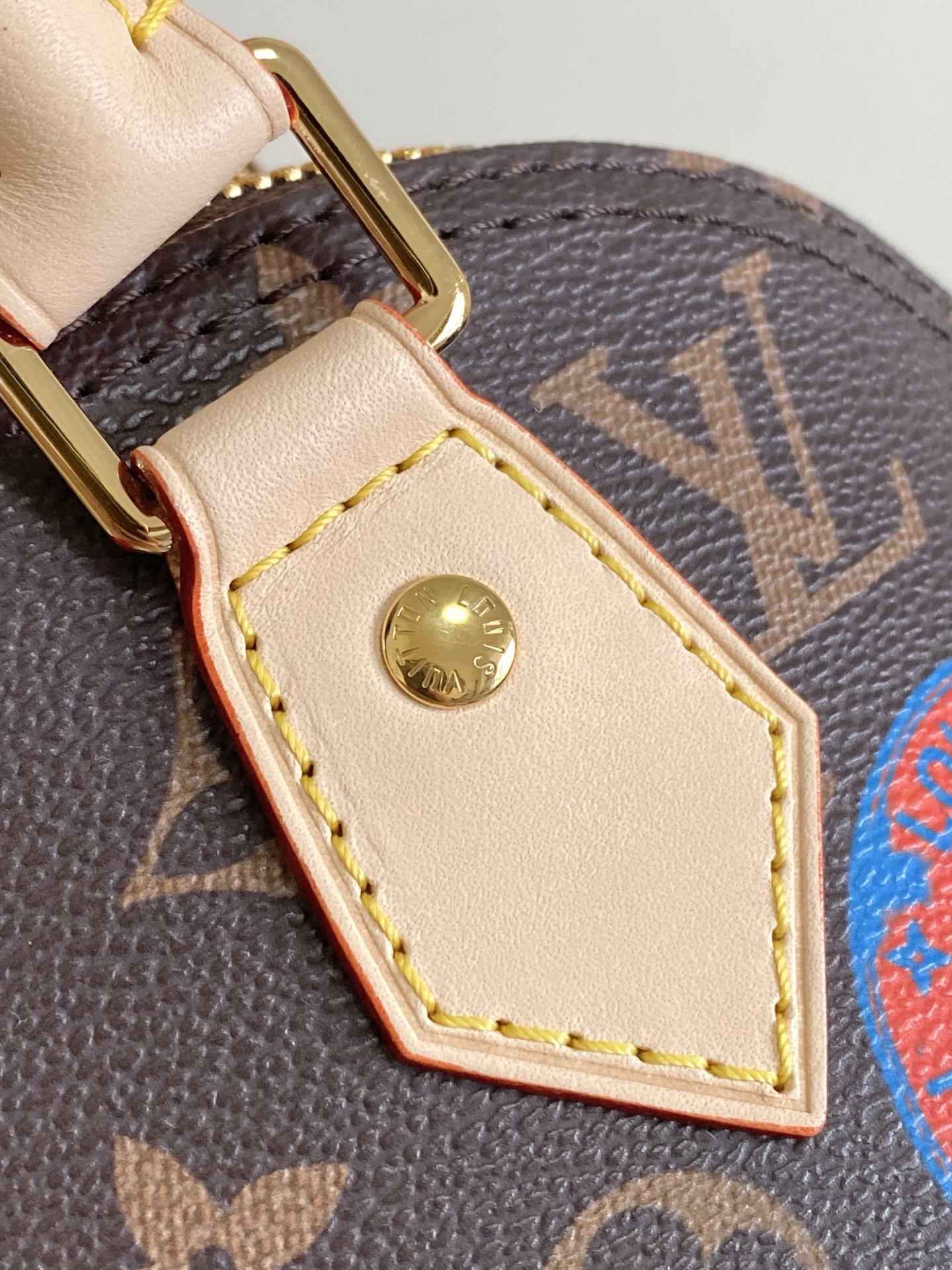 Louis Vuitton Alma BB Monogram Canvas Crossbody Bag - Image 6