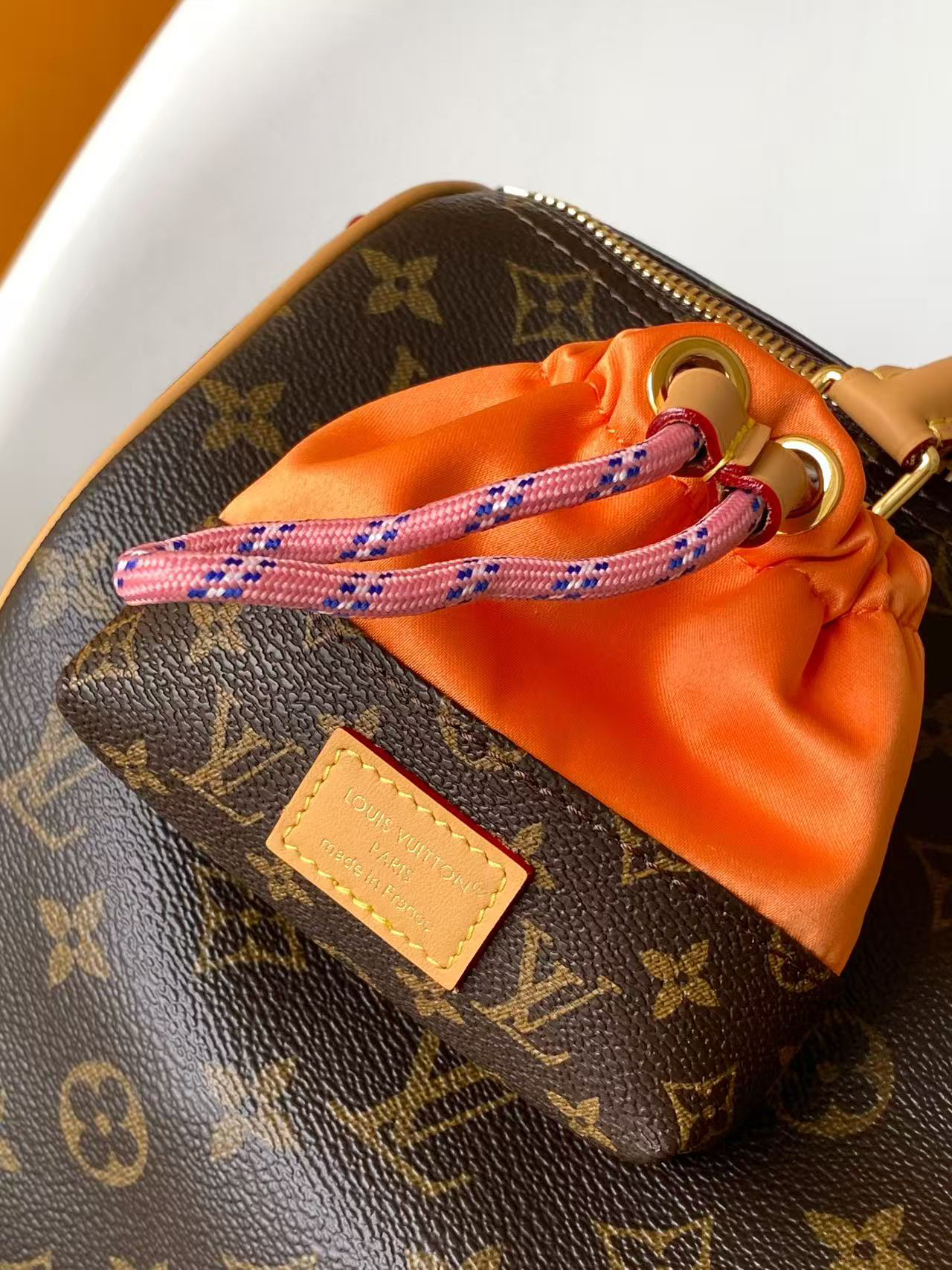Speedy Soft 30 Boho Handbag in Bird-Motif Monogram Canvas - Image 6