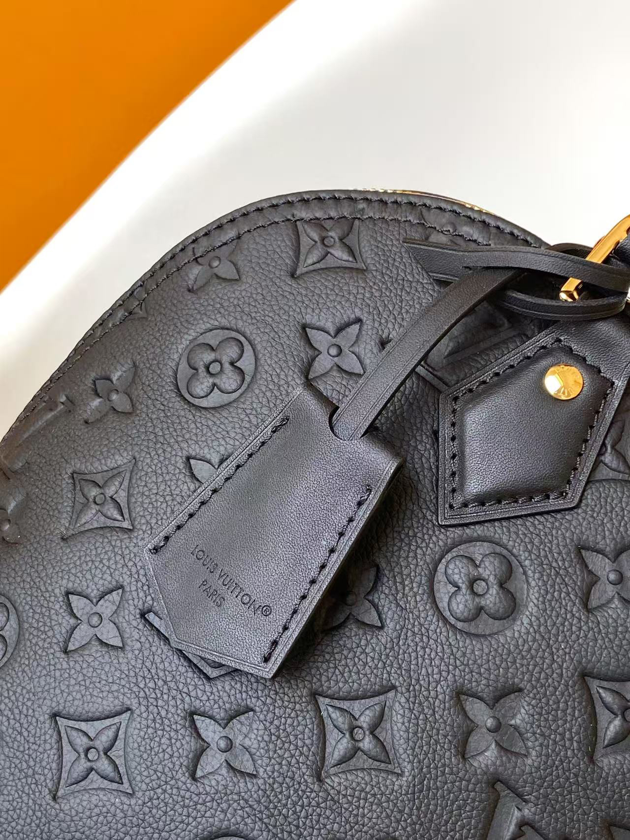 Alma PM Handbag in Black Monogram Empreinte Leather - Image 6