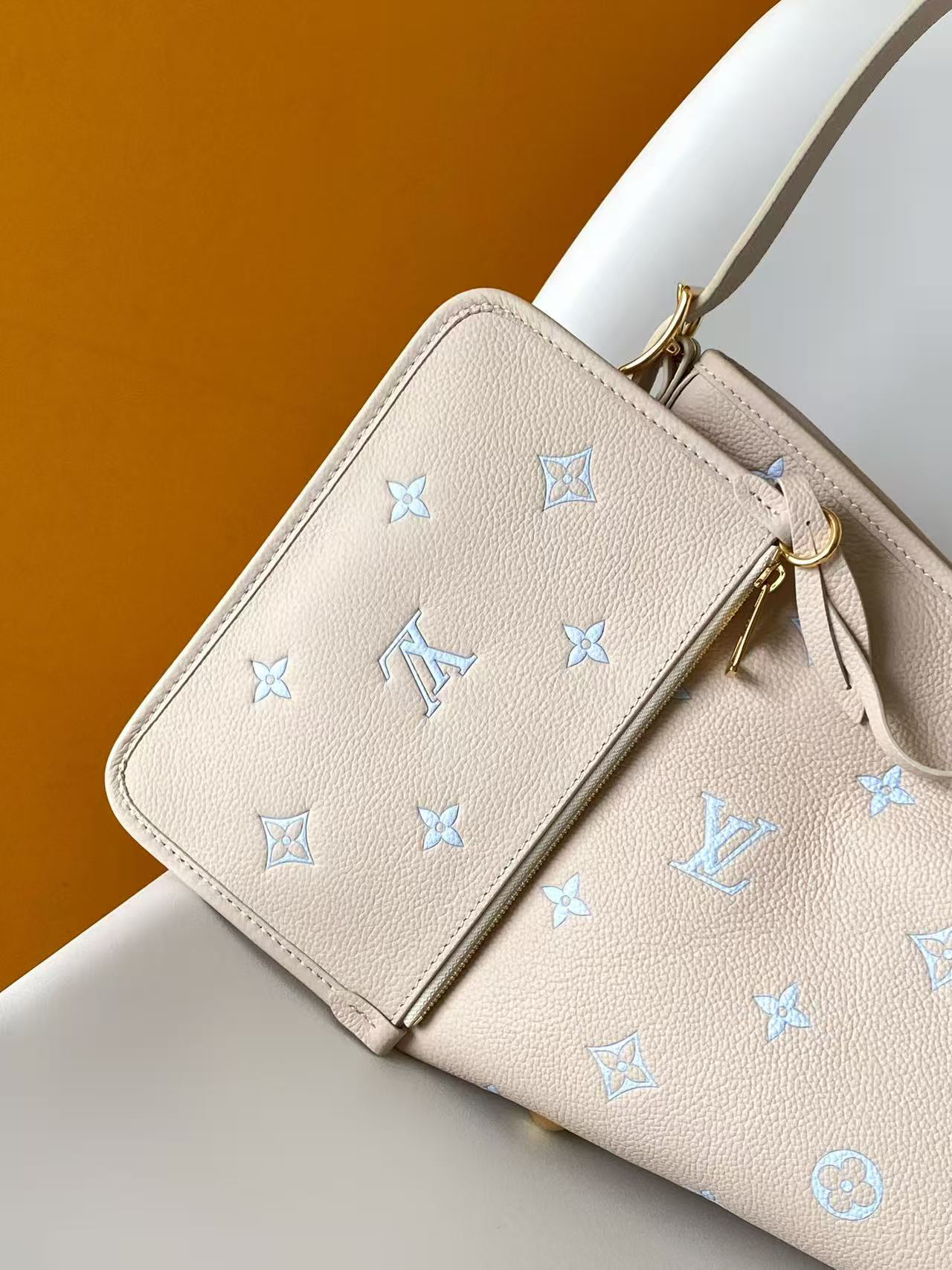 Louis Vuitton CarryAll Small Shoulder Bag in Monogram Empreinte Leather - Image 6