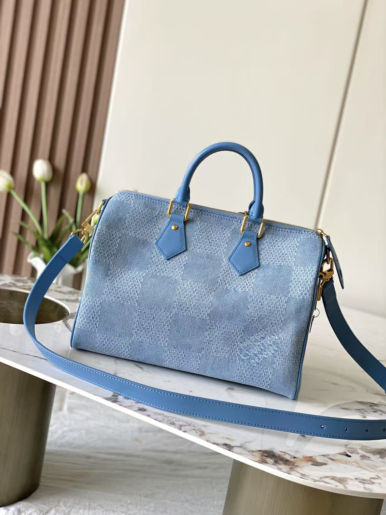 Louis Vuitton Speedy 30 Bandouliere Crossbody Handbag - Image 6