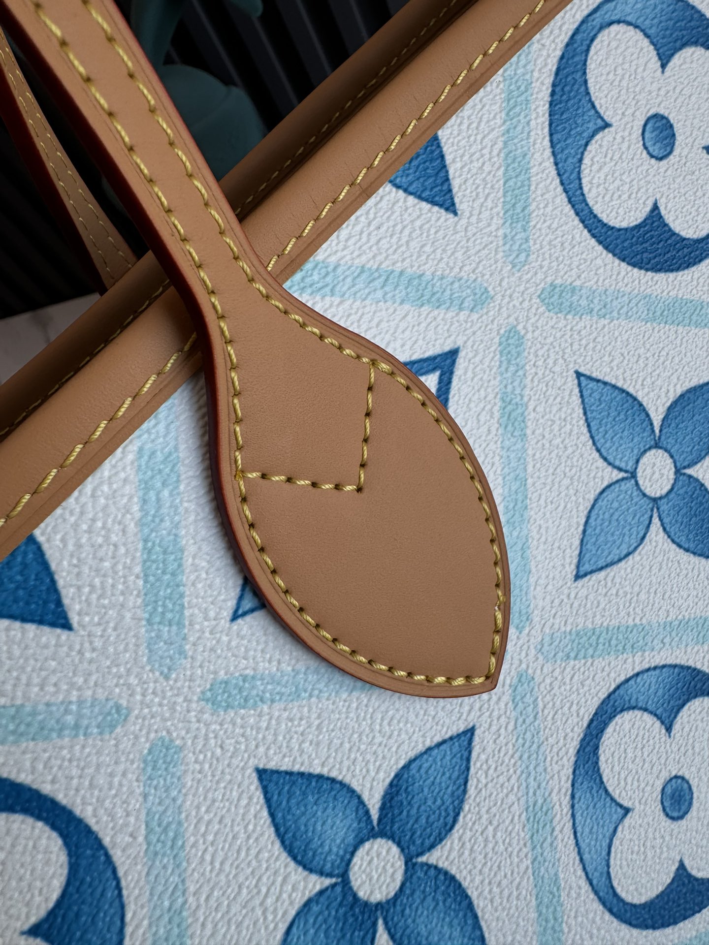 Louis Vuitton Neverfull MM Monogram Tiles Tote Bag - Image 6