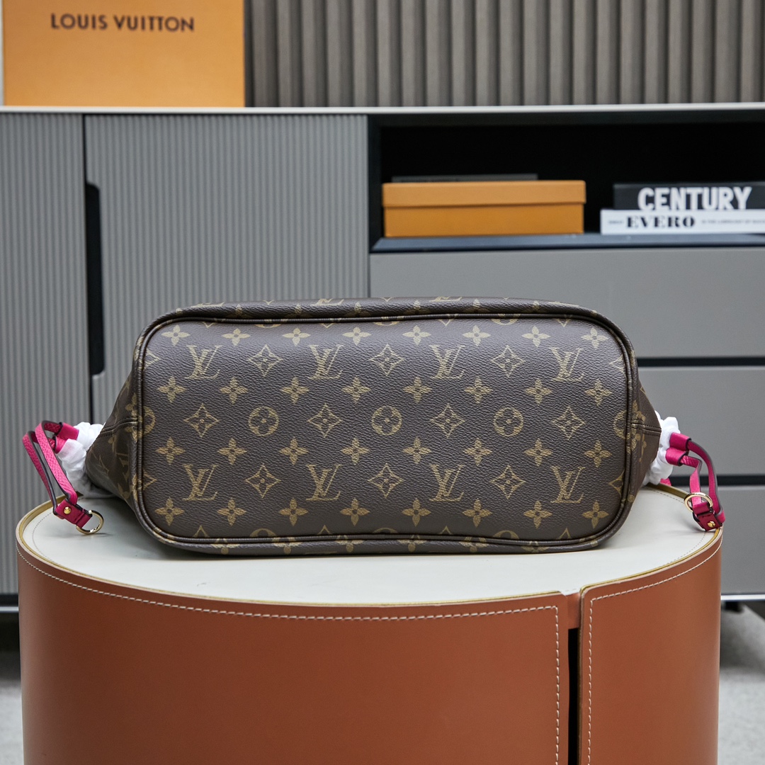 Louis Vuitton Neverfull MM Tote Bag in Damier Azur Canvas - Image 6