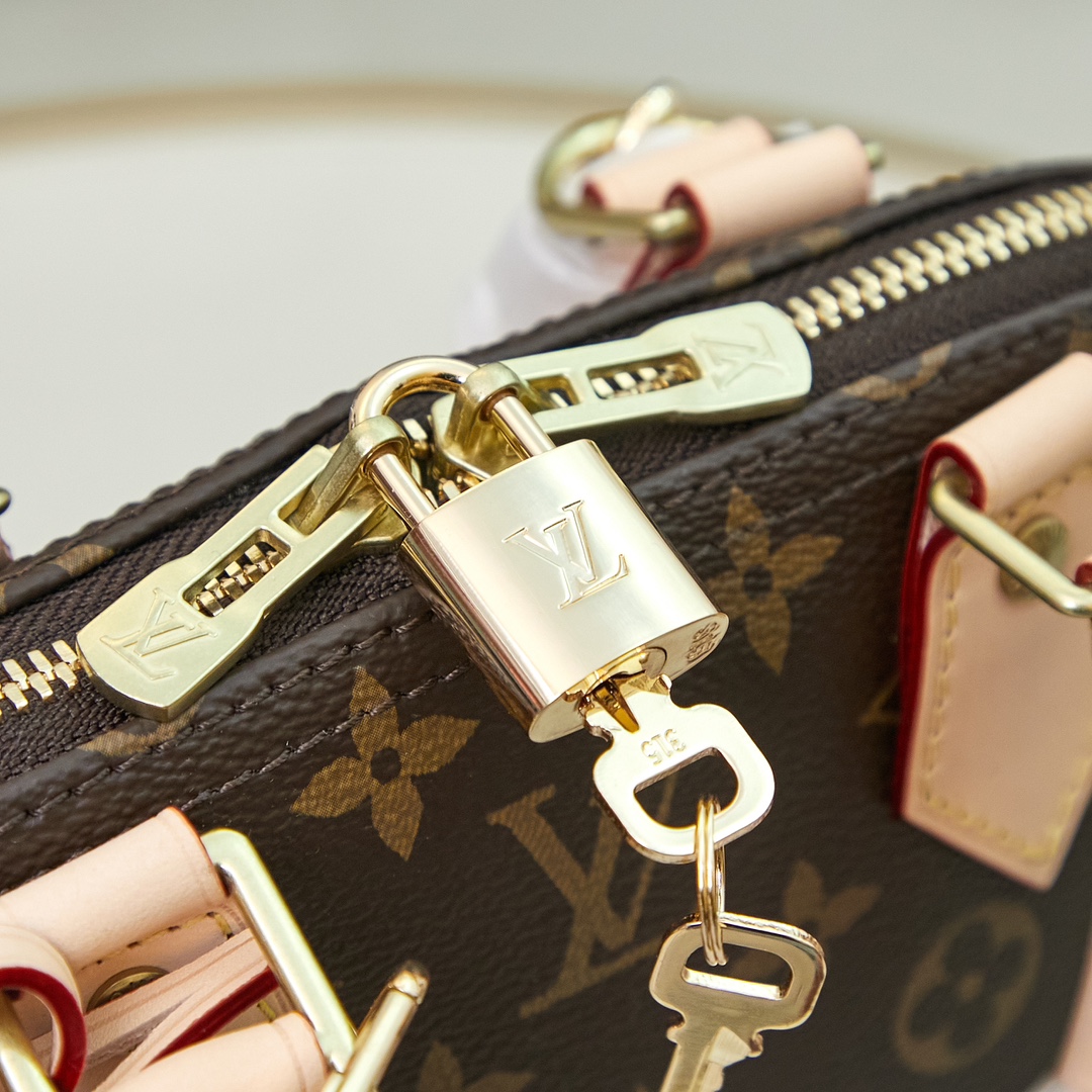 Louis Vuitton Alma Bridge Handbag M53152 N41221 Monogram Canvas - Image 6