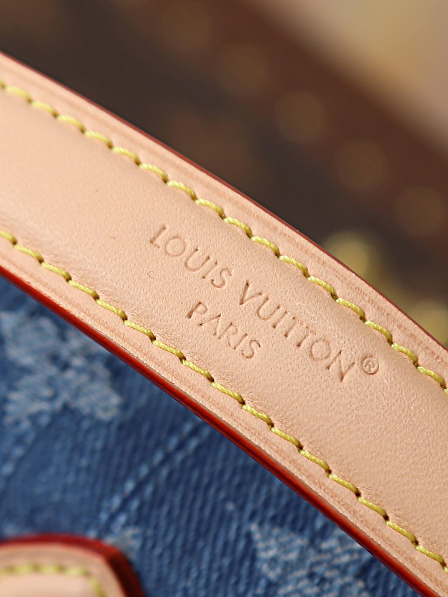 Saint Laurent Nano Diane Mini Handbag in Blue Denim - Image 6