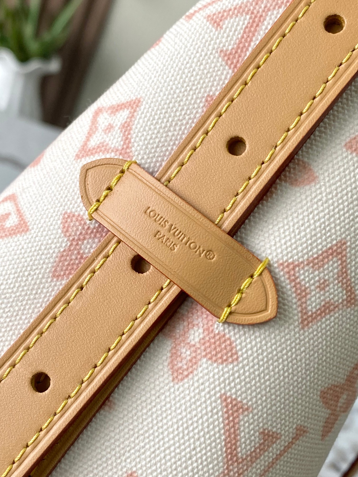 Louis Vuitton Carryall MM Monogram Origine Canvas Tote Bag, White - Image 6