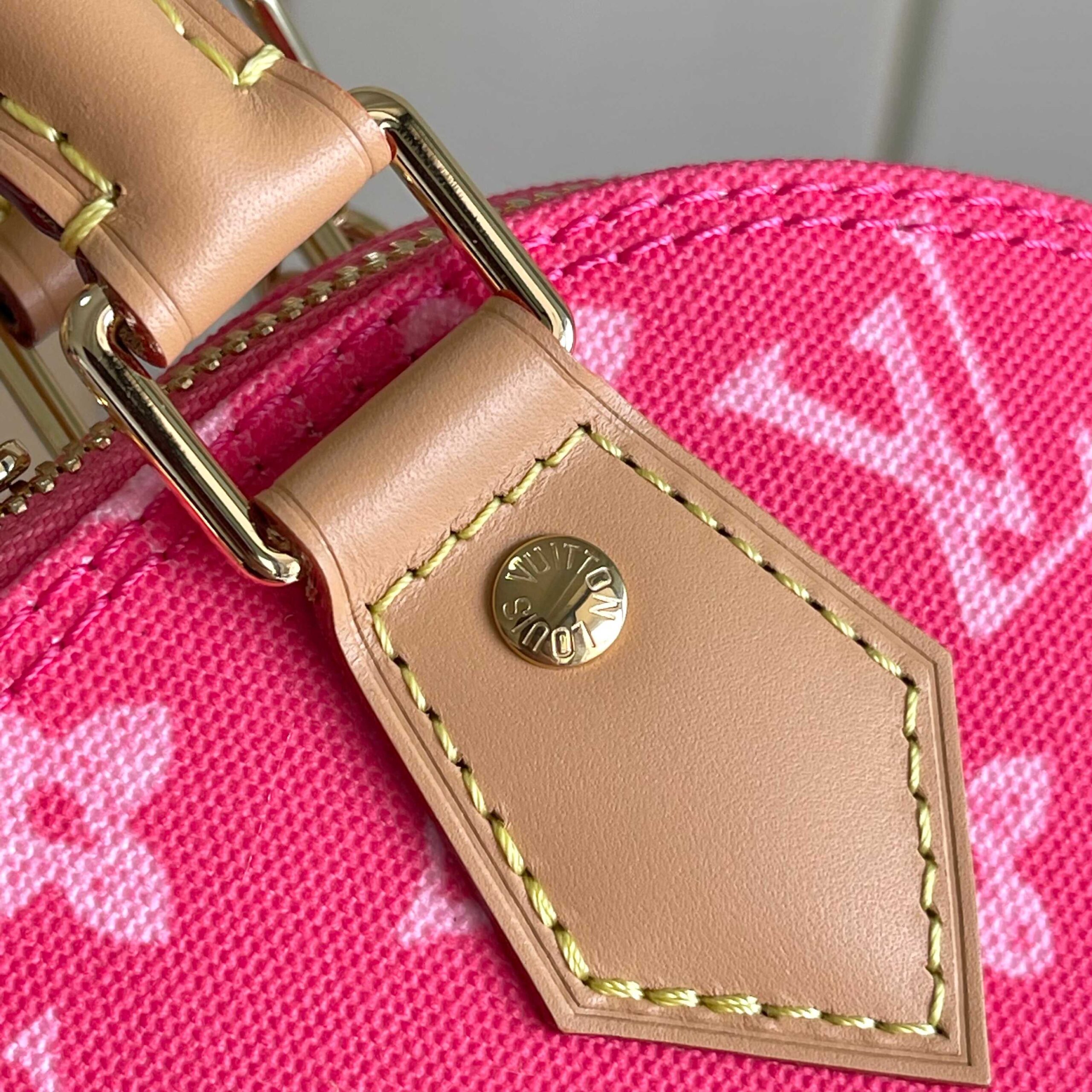 Louis Vuitton Alma BB Meowgram Canvas Top Handle Bag - Image 6