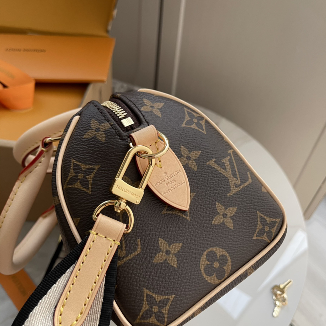 Louis Vuitton Speedy Bandouliere 20 Monogram Canvas Crossbody Bag - Image 6