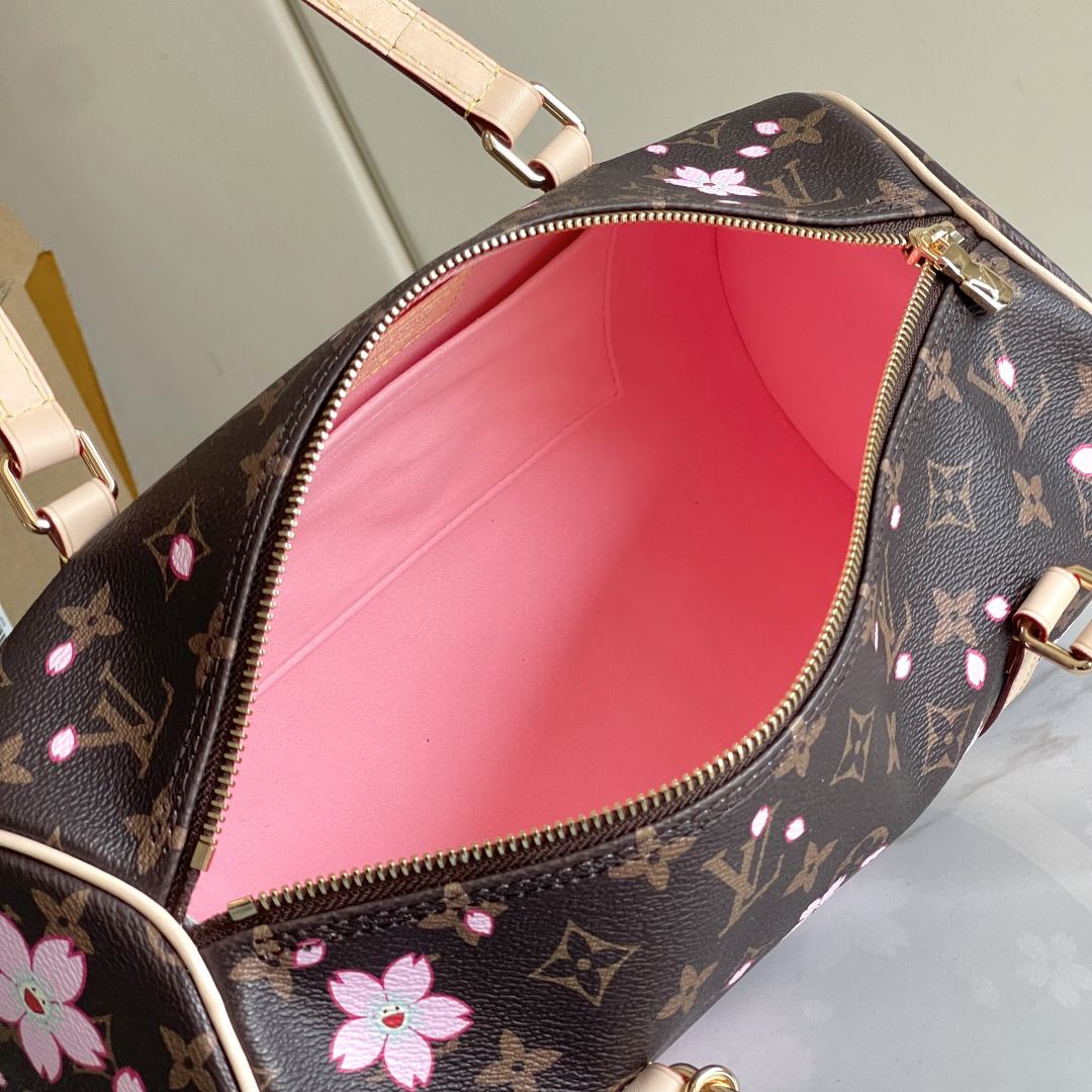 Louis Vuitton x Takashi Murakami Papillon Cherry Blossom Bag - Image 6