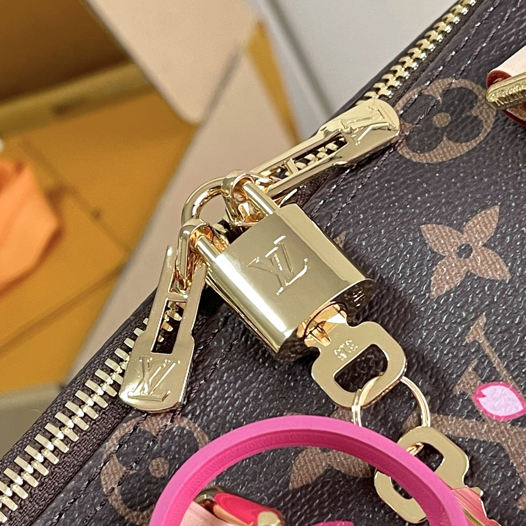 Louis Vuitton x Takashi Murakami Speedy Bandouliere 25 Cherry Blossom Bag - Image 6