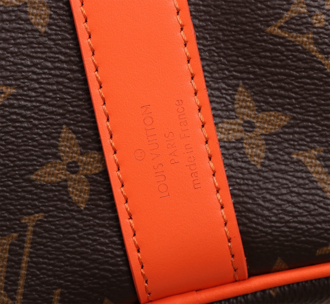 Keepall Bandouliere 50 Travel Bag in Monogram Macassar Canvas - Image 6