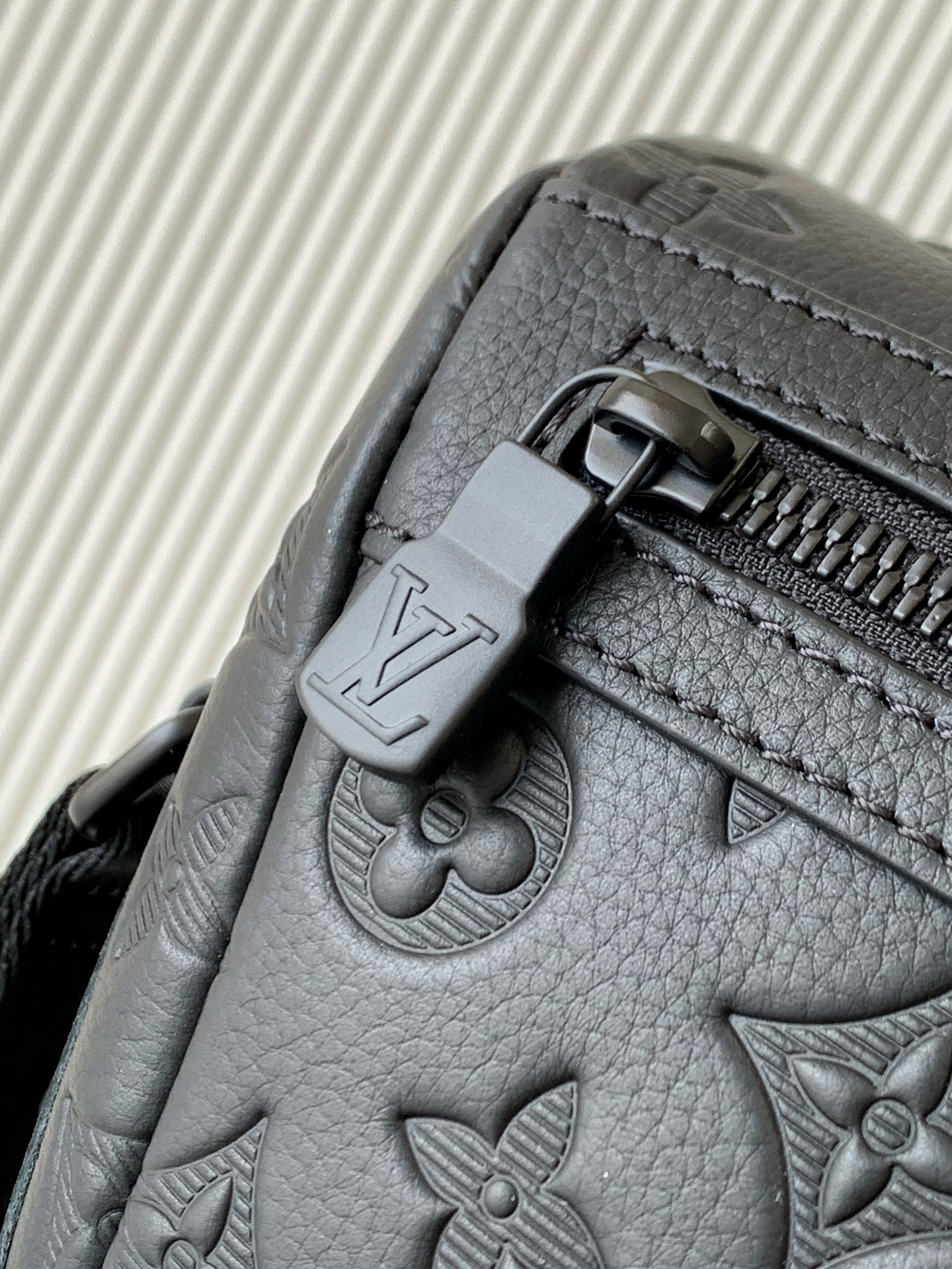 Louis Vuitton Voyager Small Messenger Bag in Monogram Shadow Cowhide Leather - Image 6
