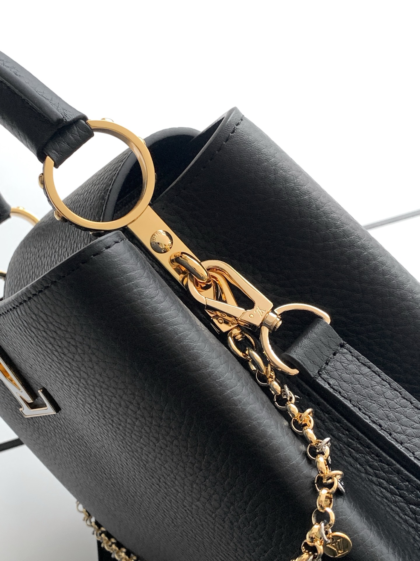 Louis Vuitton Capucines Handbag, LV Confetti Collection, M28197 - Image 6