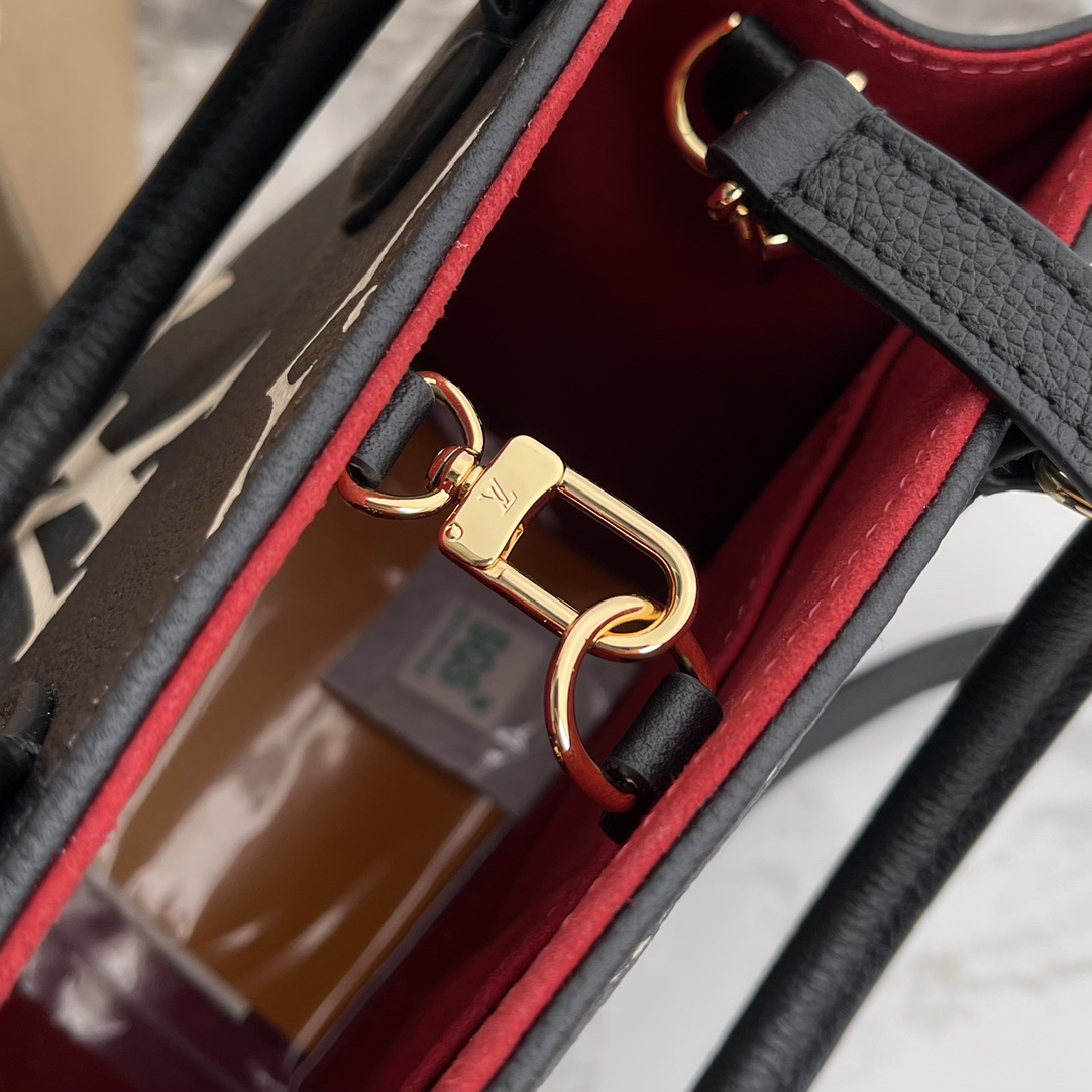 Louis Vuitton Onthego PM Tote Bag in Monogram Empreinte Leather - Image 6