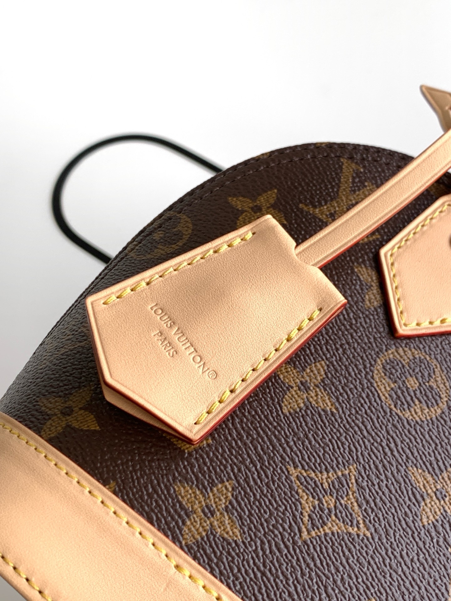 Louis Vuitton Alma BB Handbag in Damier Ebene Canvas - Image 6