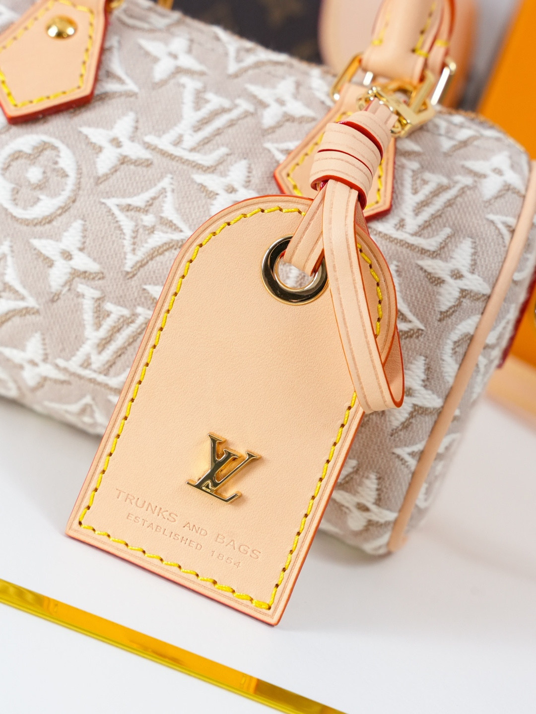 Louis Vuitton Nano Speedy Monogram Emblème Handbag - Image 6