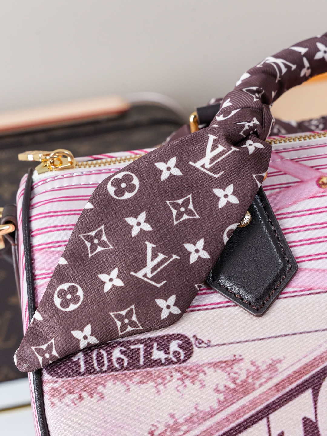 Louis Vuitton Speedy Soft 30 Handbag in Monogram Textile - Image 6