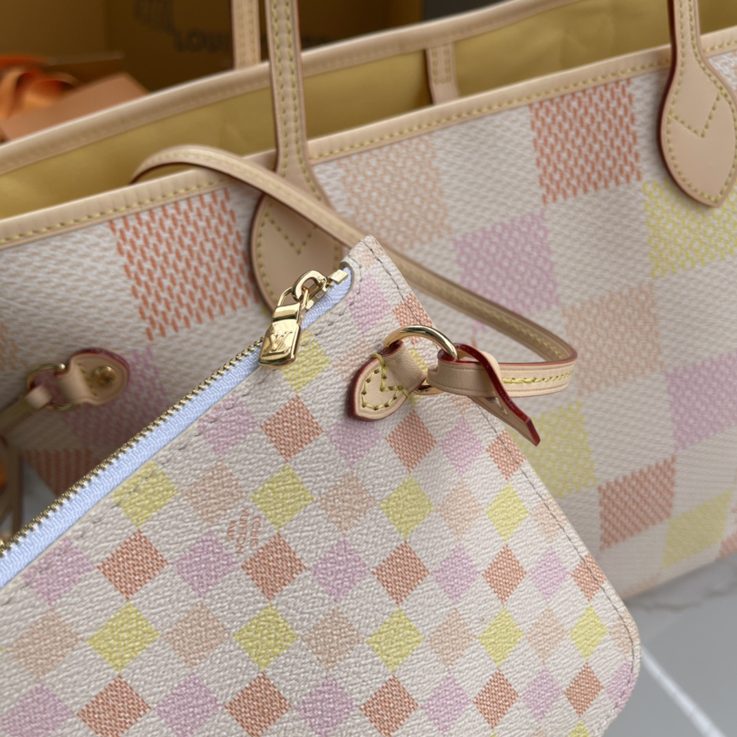 Louis Vuitton Neverfull MM Damier Giant Tote Bag - Image 6