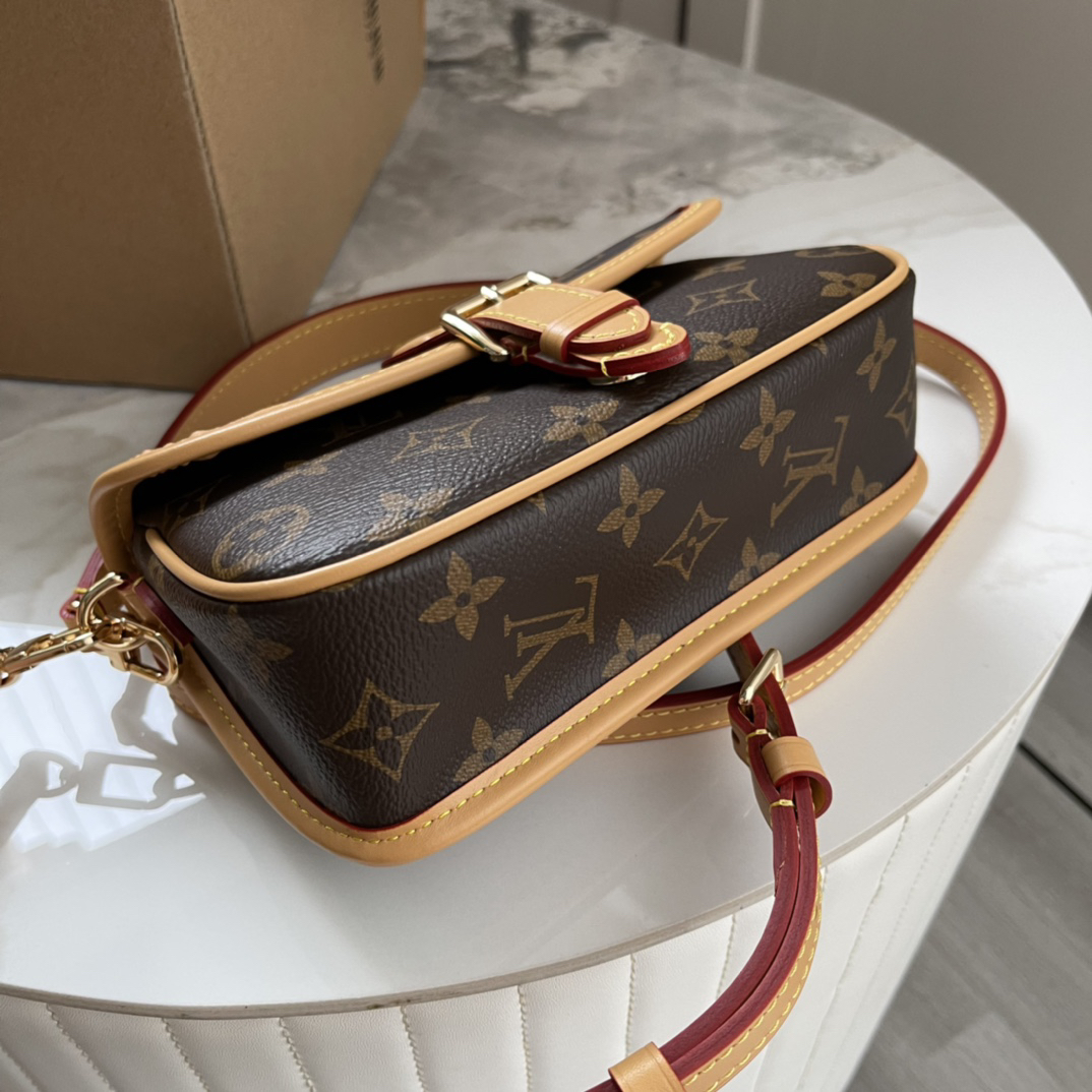 Louis Vuitton Nano Diane Monogram Canvas Crossbody Bag - Image 6