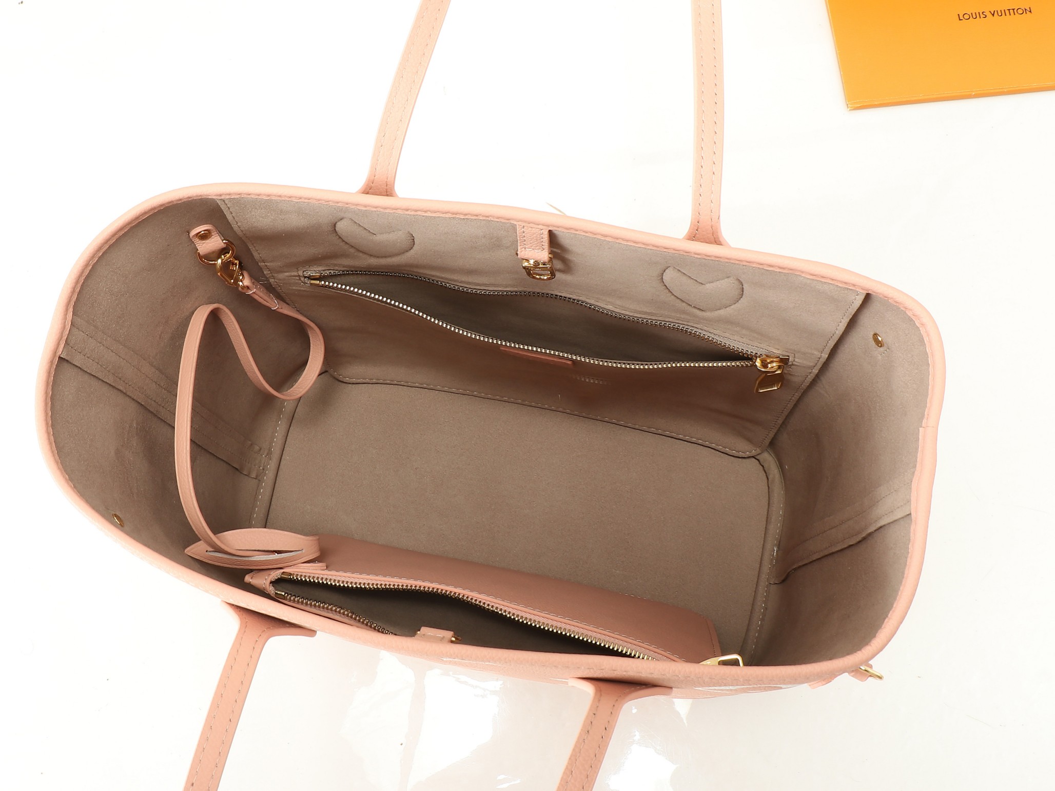 Louis Vuitton Neverfull MM Monogram Empreinte Tote Bag in Pink - Image 6