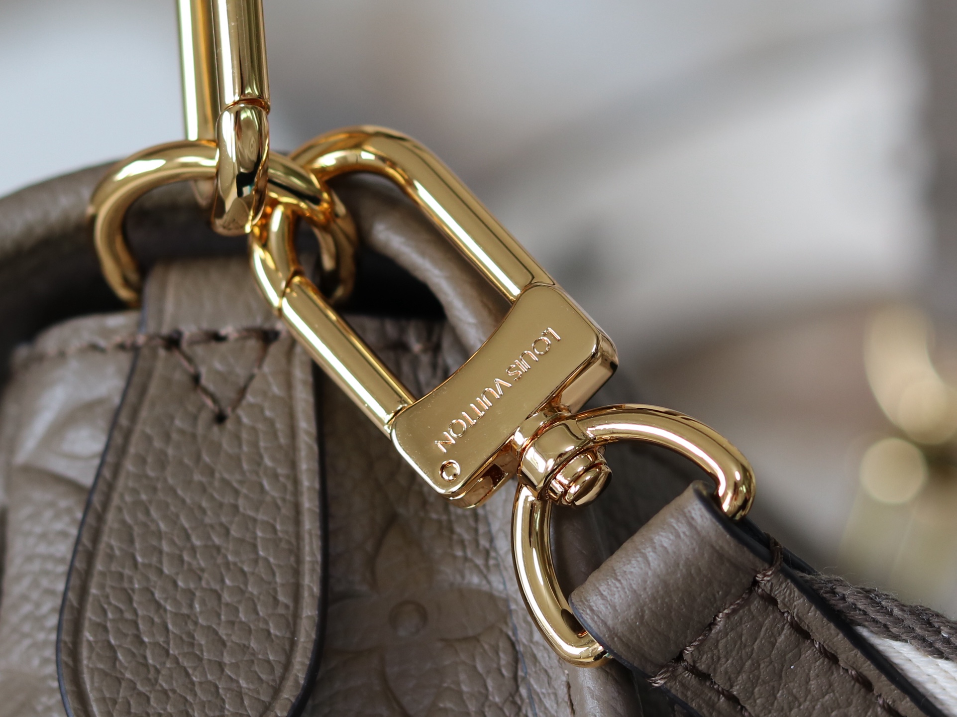 Diane Monogram Empreinte Leather Crossbody Bag - Olive Green - Image 6
