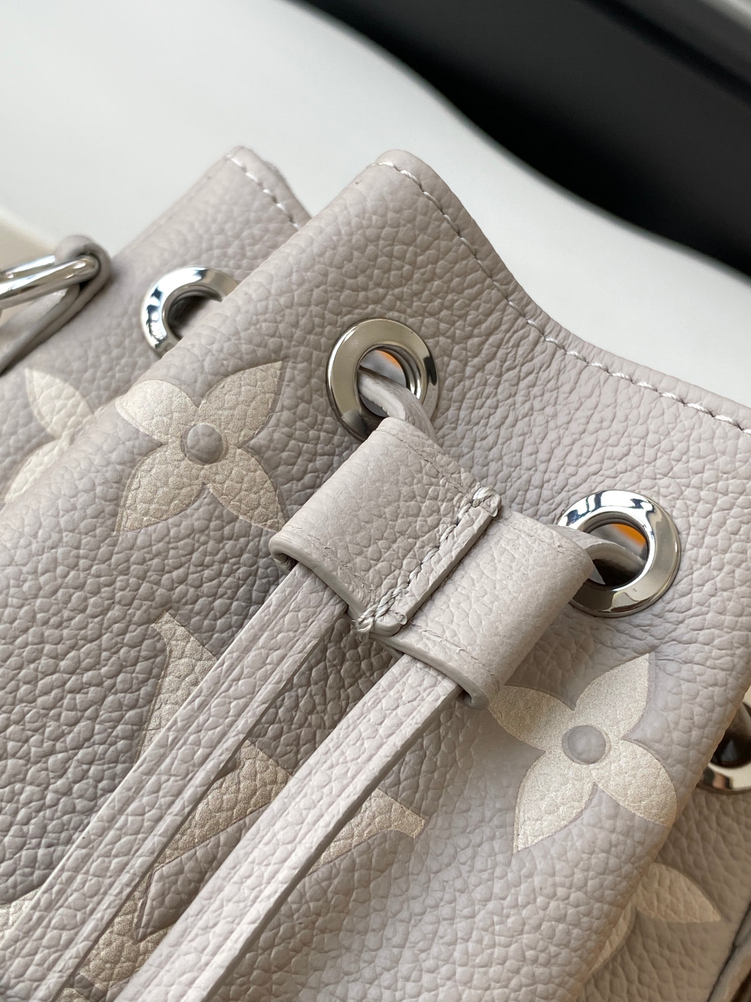 Louis Vuitton Nano Noé Monogram Empreinte Leather Crossbody Bag - Image 6