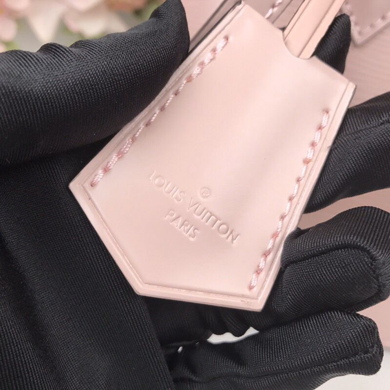 Louis Vuitton Alma BB Pink Epi Leather Crossbody Bag - Image 6
