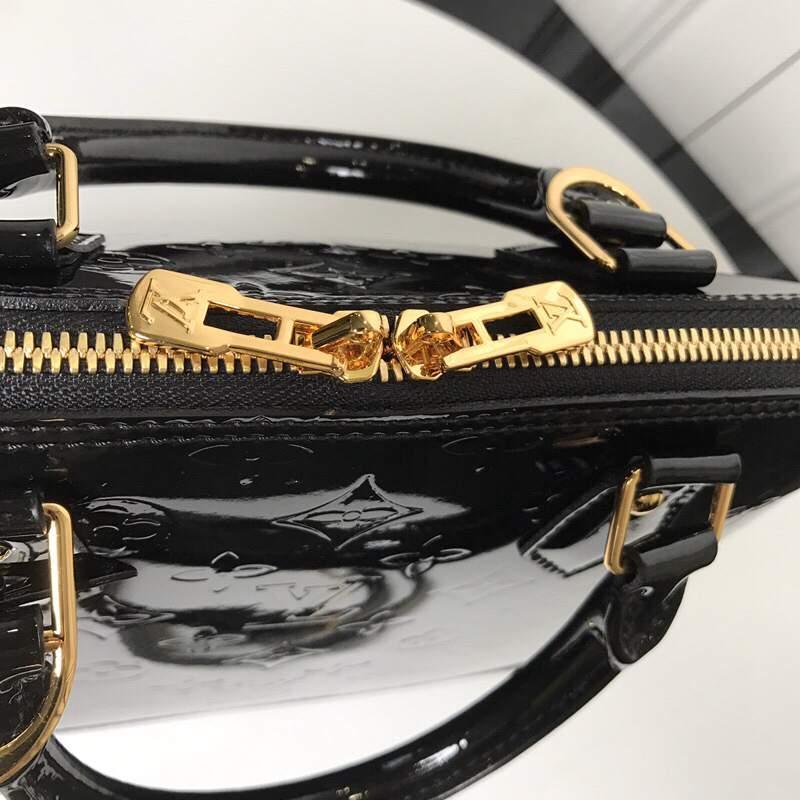 Alma M93595 Monogram Vernis Handbag - Image 6