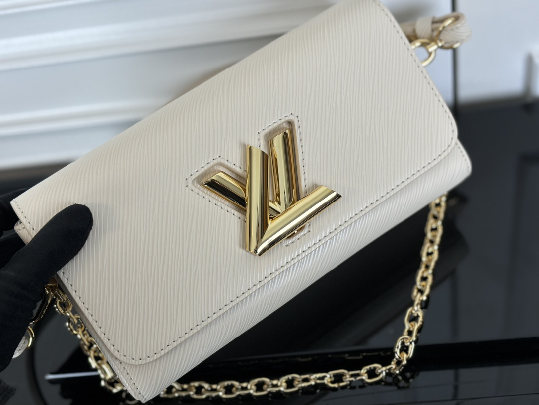 Louis Vuitton LV Twist West Crossbody Bag in White - Image 6