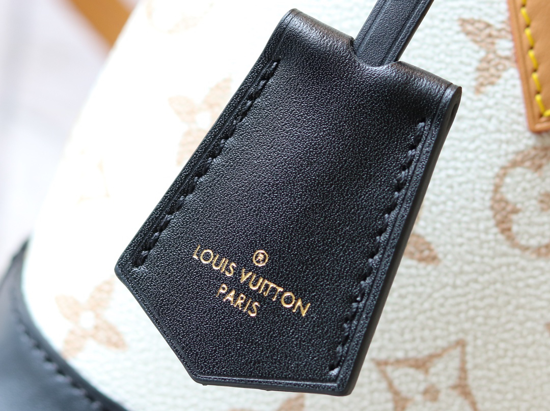 Louis Vuitton Alma BB Handbag in Monogram Dune Canvas - Image 6