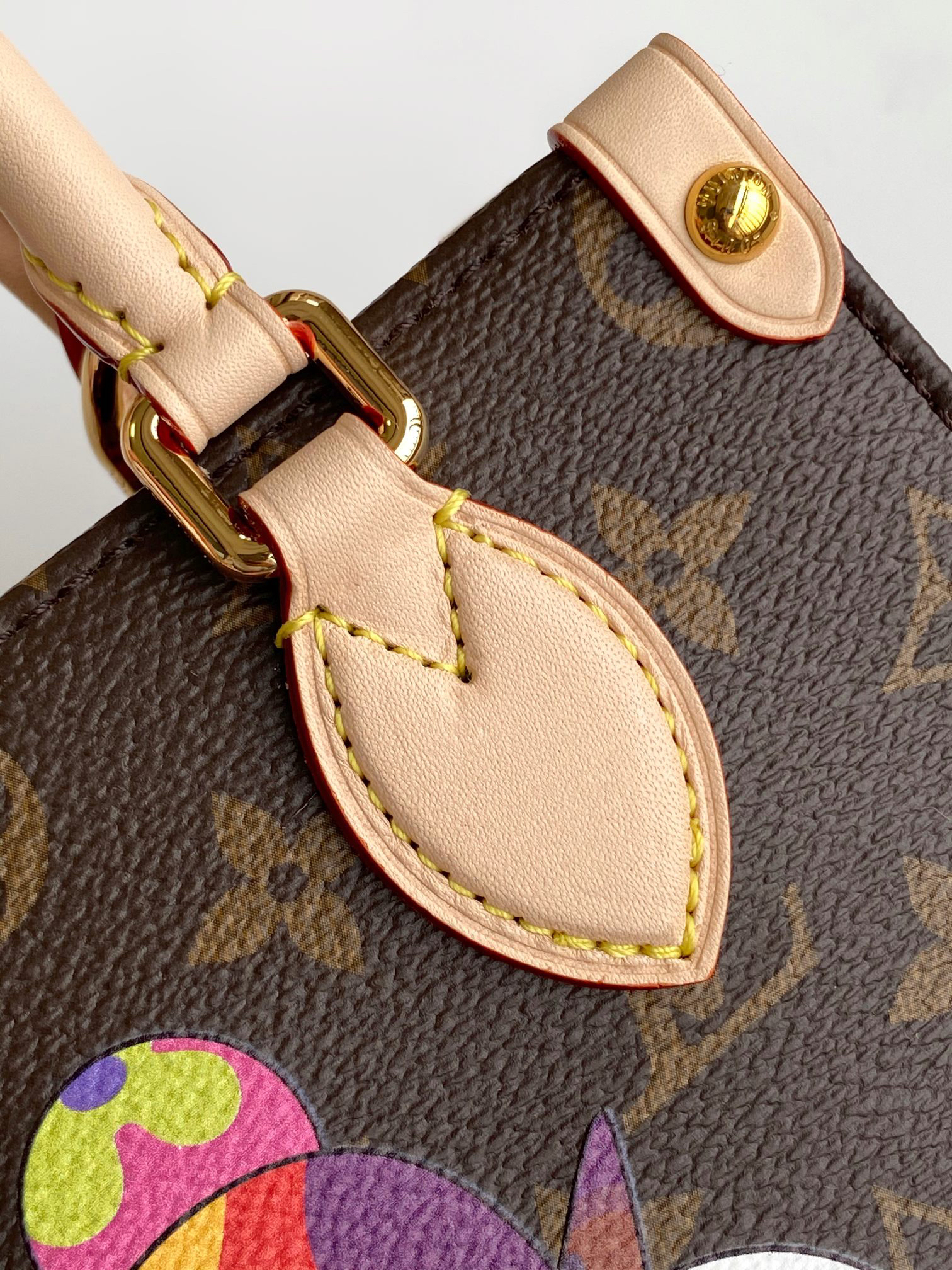 Louis Vuitton x Takashi Murakami OnTheGo Handbag - Image 6