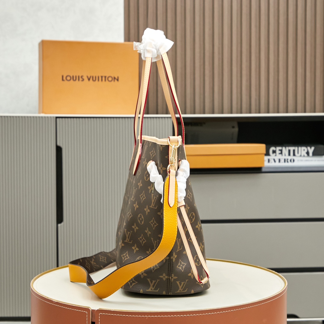 Louis Vuitton Neverfull Bandouliere Inside Out MM Tote Bag - Image 6