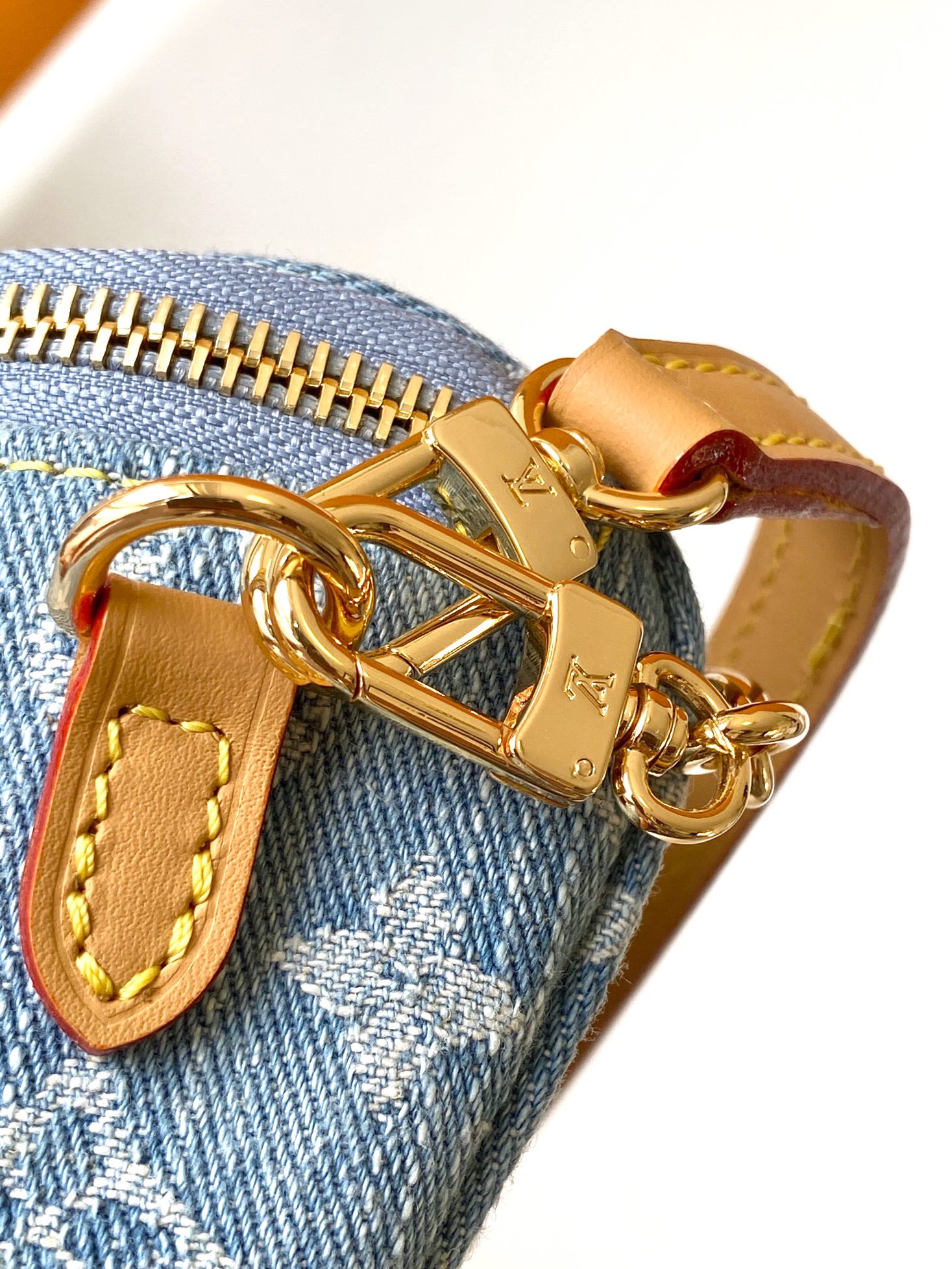 Louis Vuitton Mini Bumbag in Washed Denim - Image 6