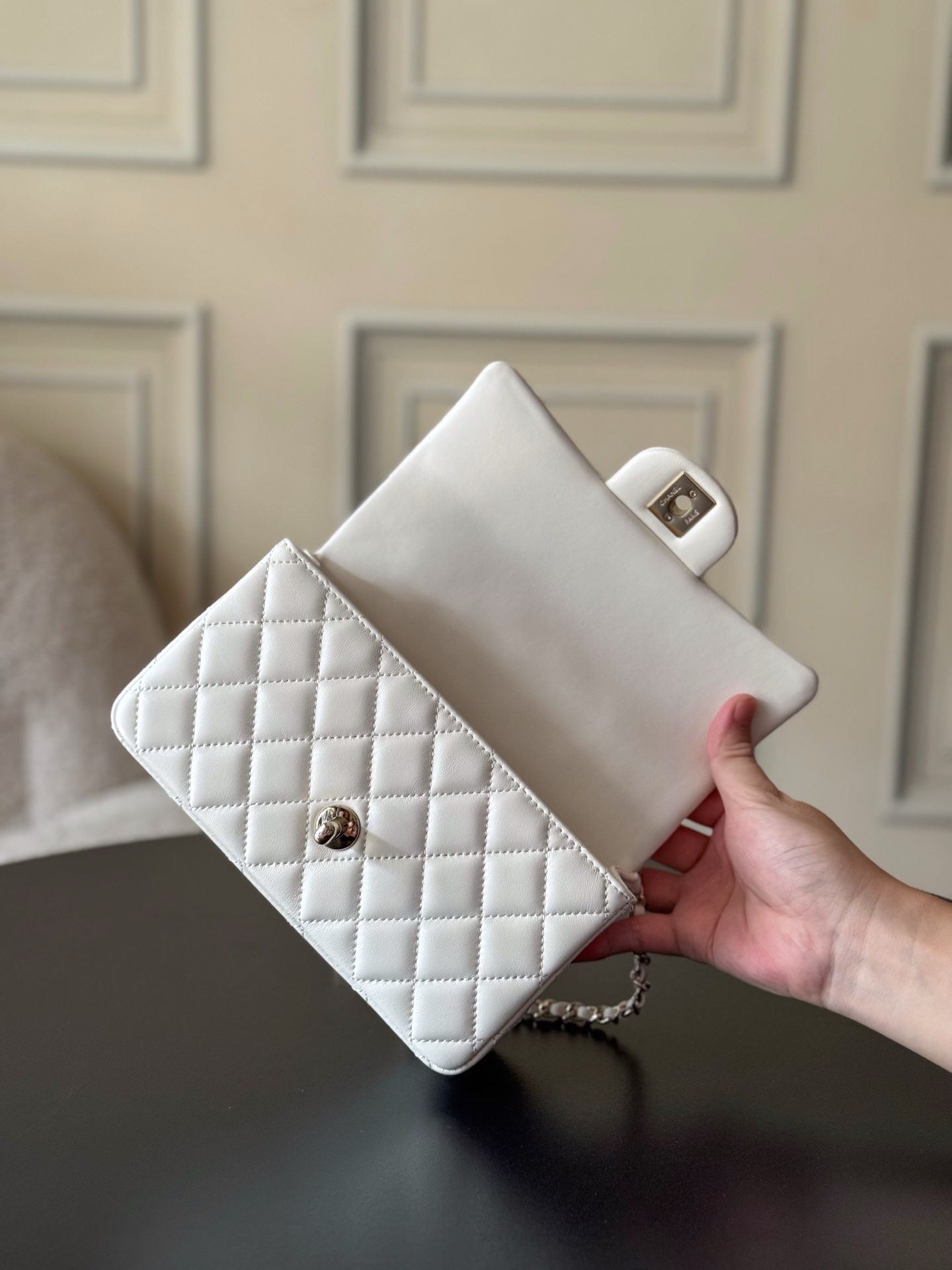 Chanel 21K Mini Classic Flap Top Handle Bag AS2431 - Image 6