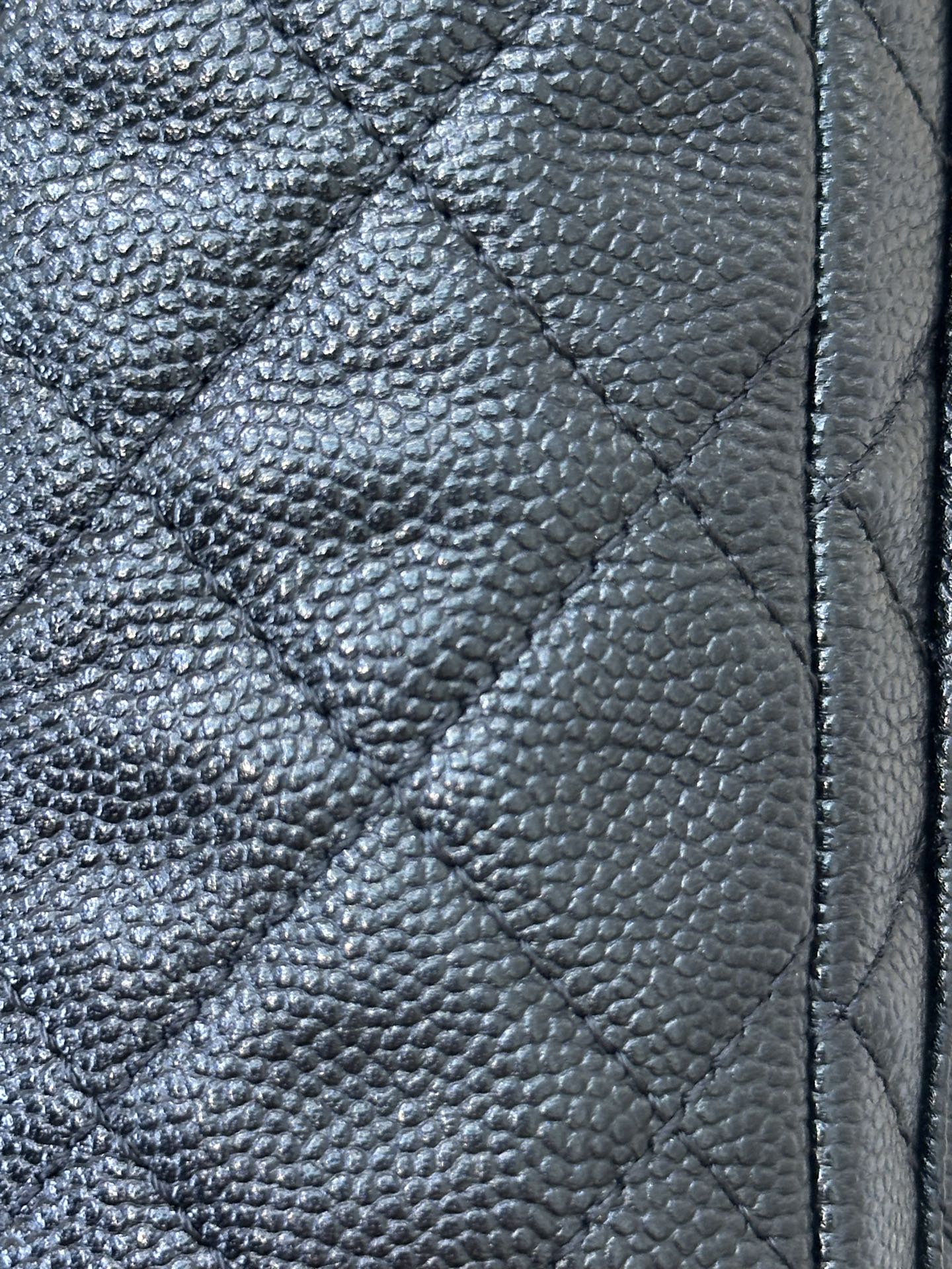 CHANEL Lambskin Quilted Double-Chain Shoulder Bag - Image 6