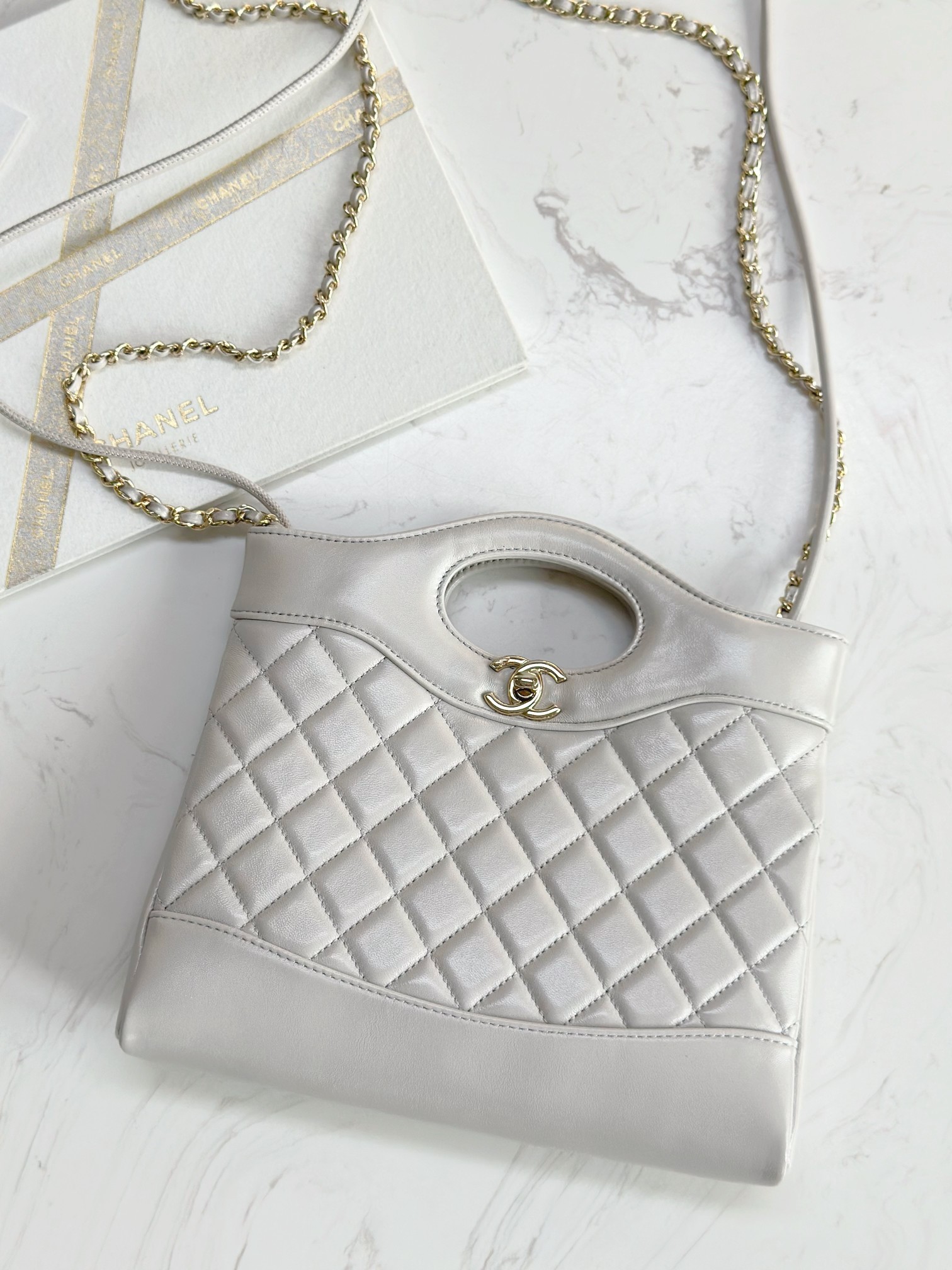 Chanel 31 Mini Bag in Lambskin - Image 6