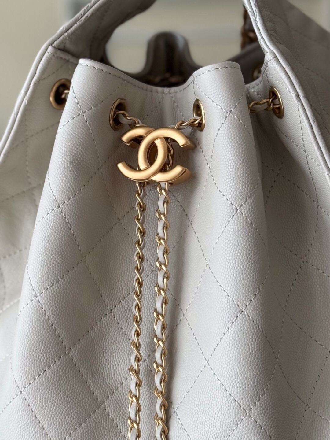 Chanel 25C Quilted Leather Hobo Shoulder Bag AS5311 - Image 6
