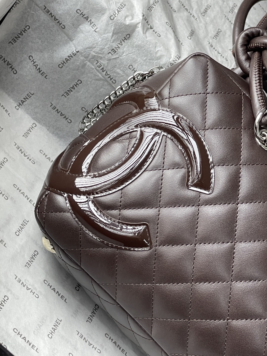 Chanel Black and White Bear Bowling Pillow Bag - Image 6