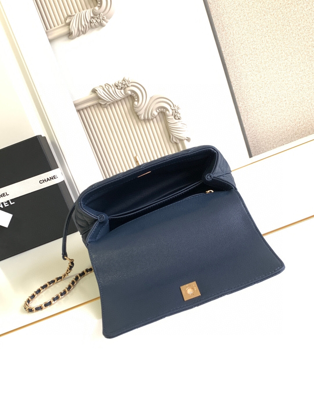 Chanel Coco Handle Classic Top-Handle Handbag - Image 6