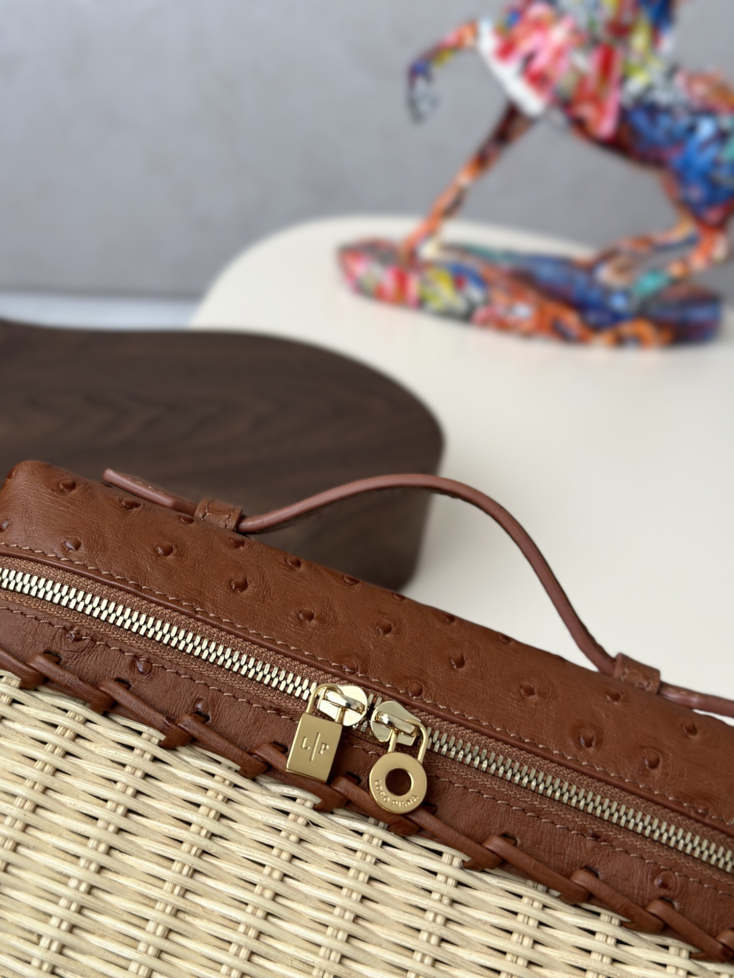 ExtraPocket Woven Bamboo Handbag - Image 6