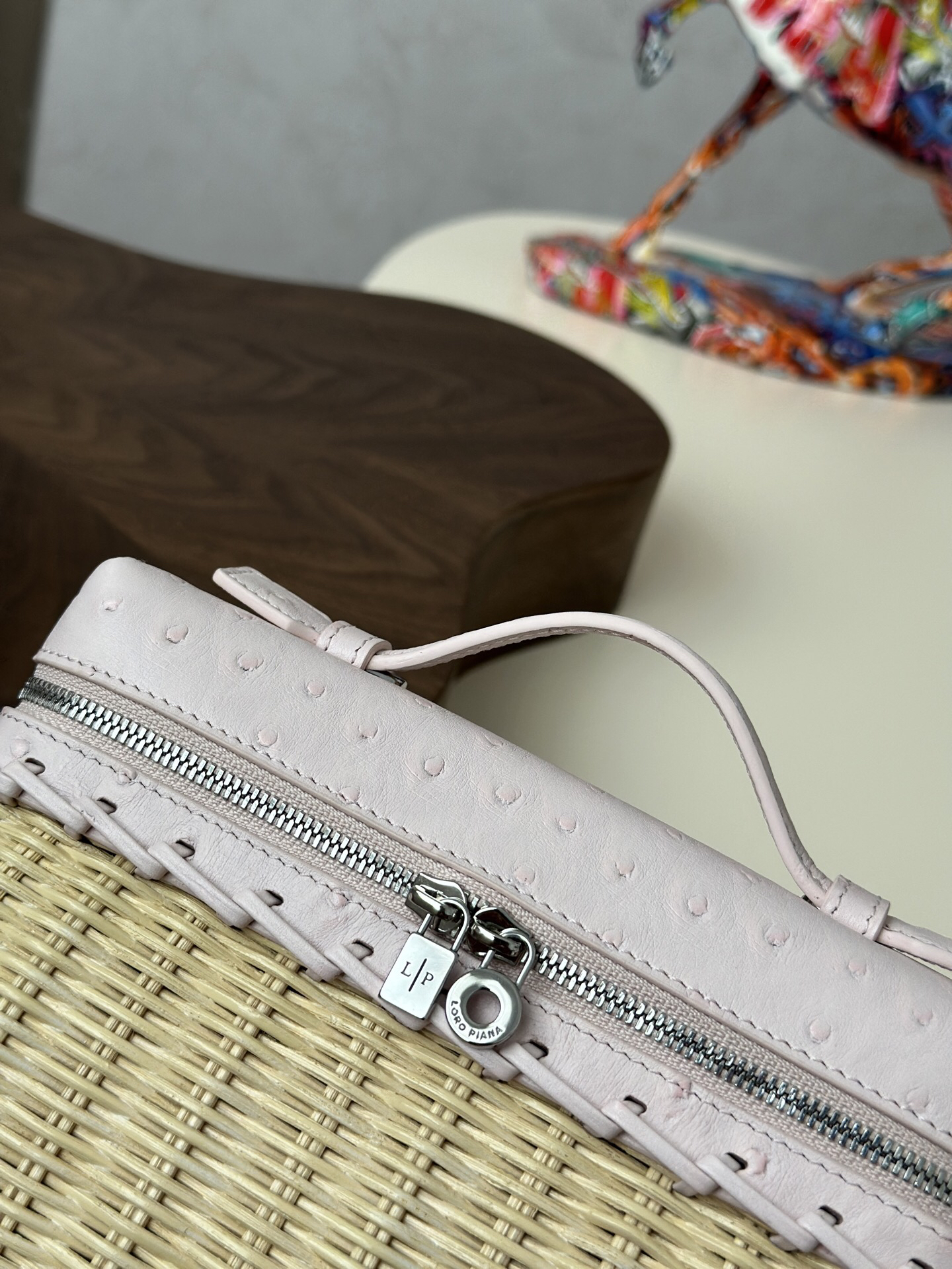 ExtraPocket Woven Bamboo Handbag - Image 6