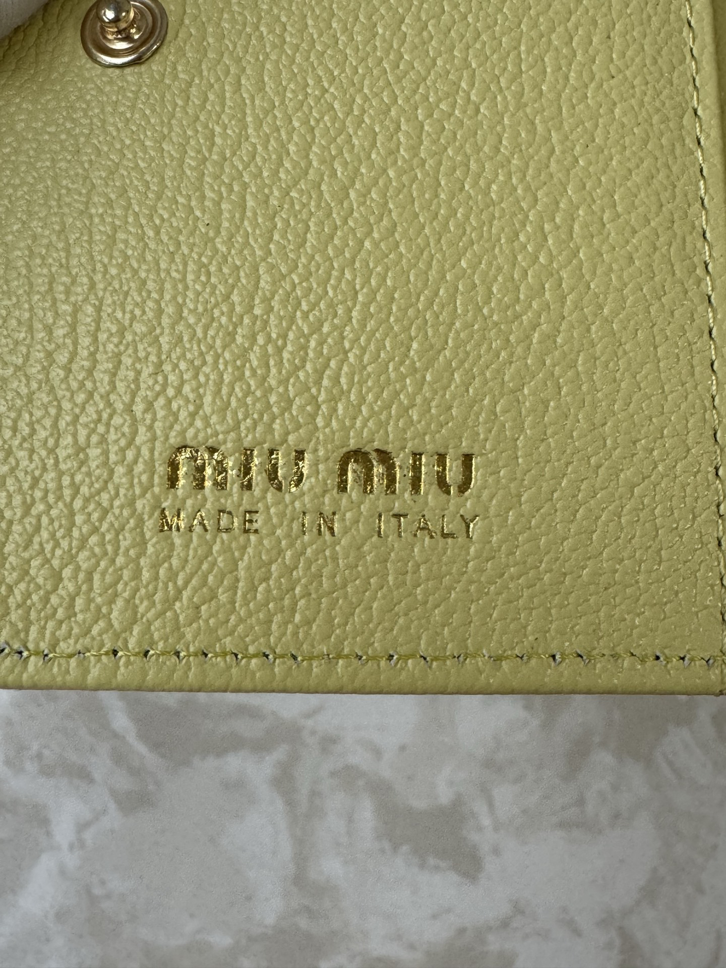 Miu Miu Leather Wallet with Multiple Card Slots - Image 6