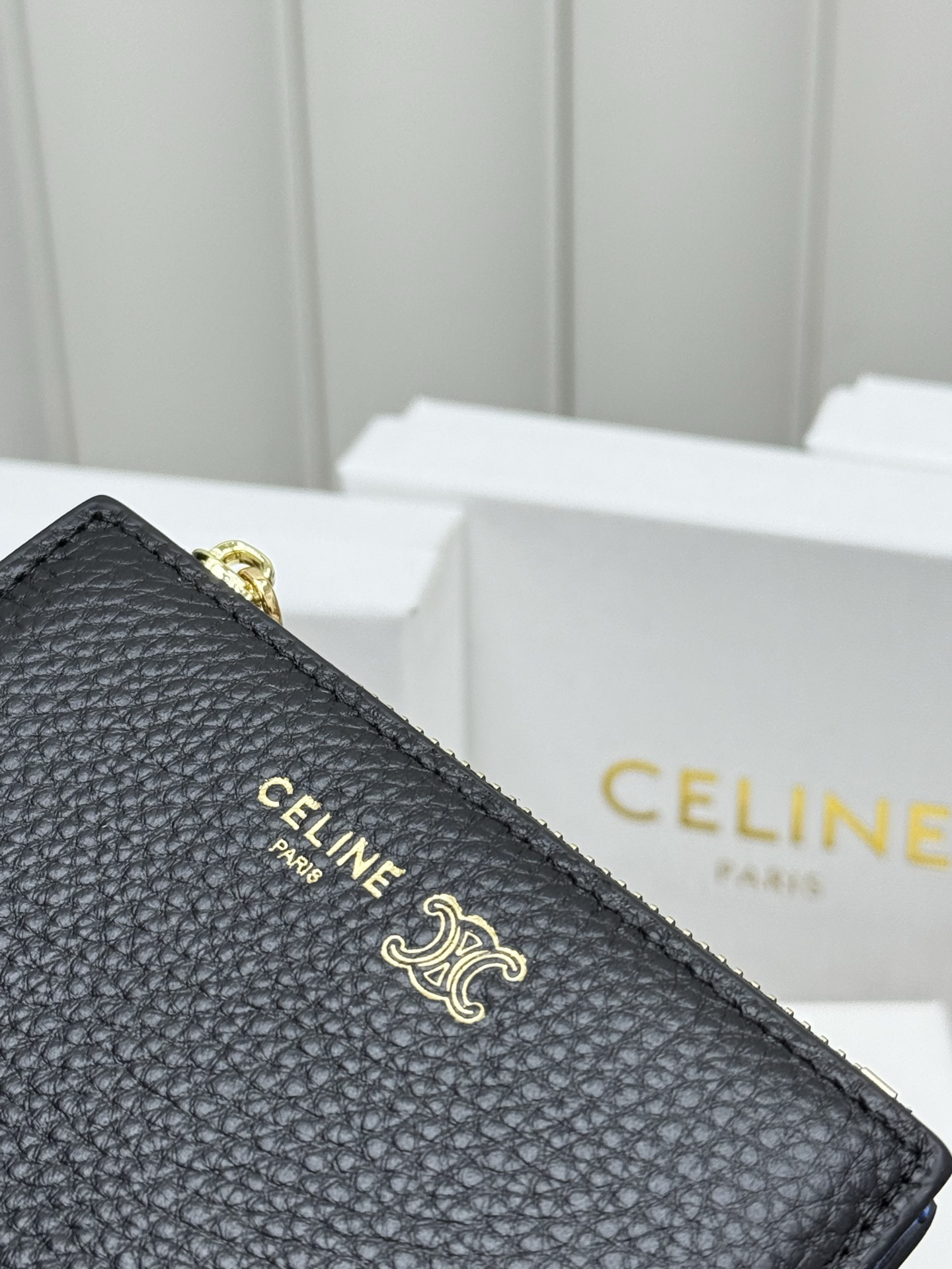 CELINE Short Leather Wallet - Image 6