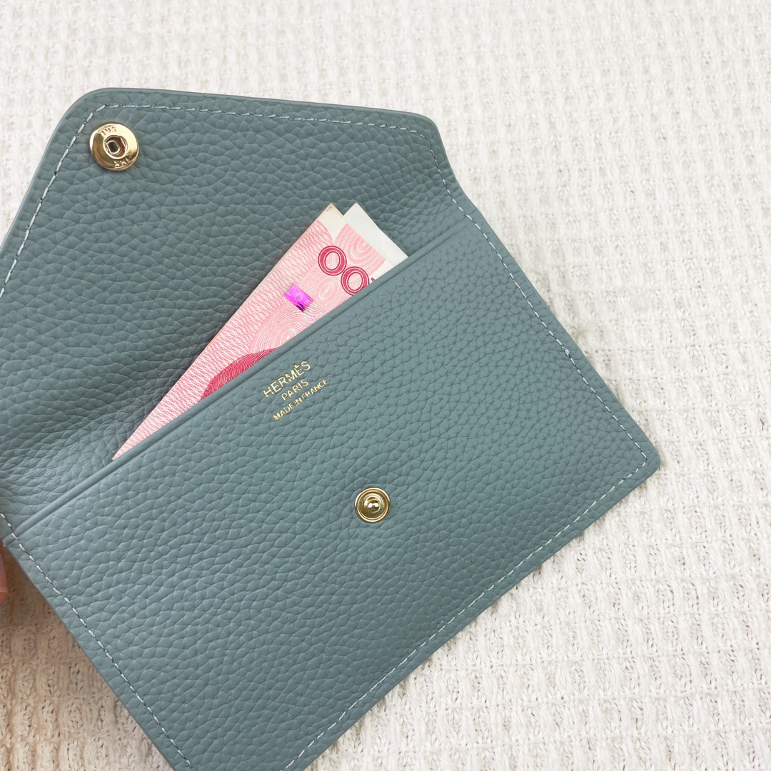 Hermes Barenia Faubourg Calfskin Card Holder - Image 6