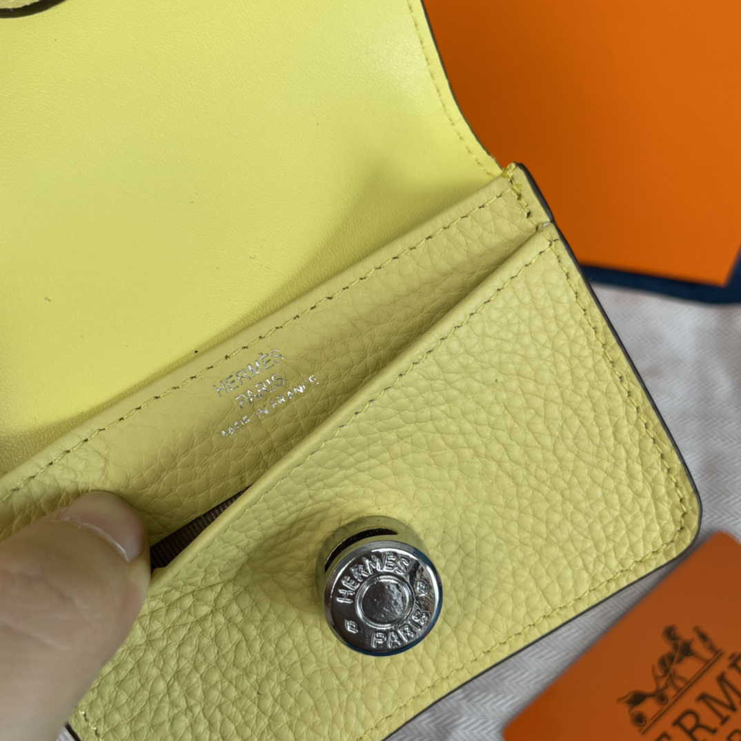 Hermes Togo Leather Card Holder - Image 6