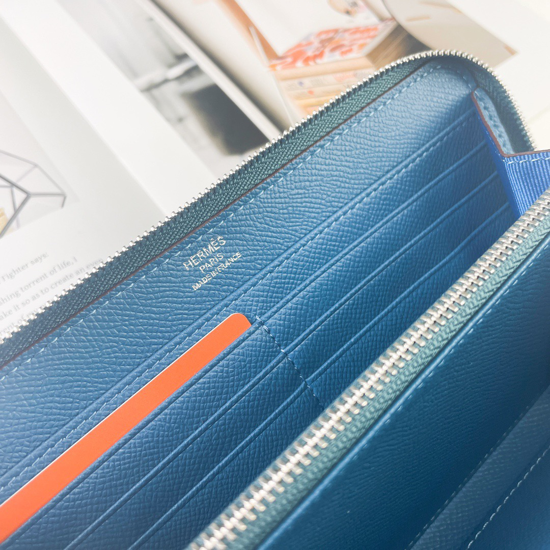 Hermes Constance Leather Zip Wallet - Image 6