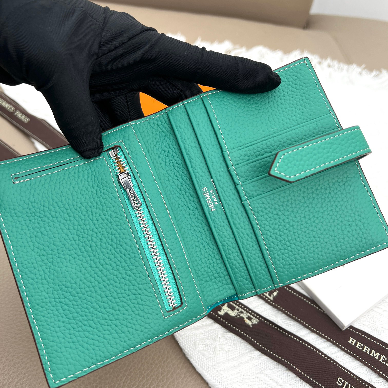 Hermes Constance Leather Shoulder Bag - Image 6