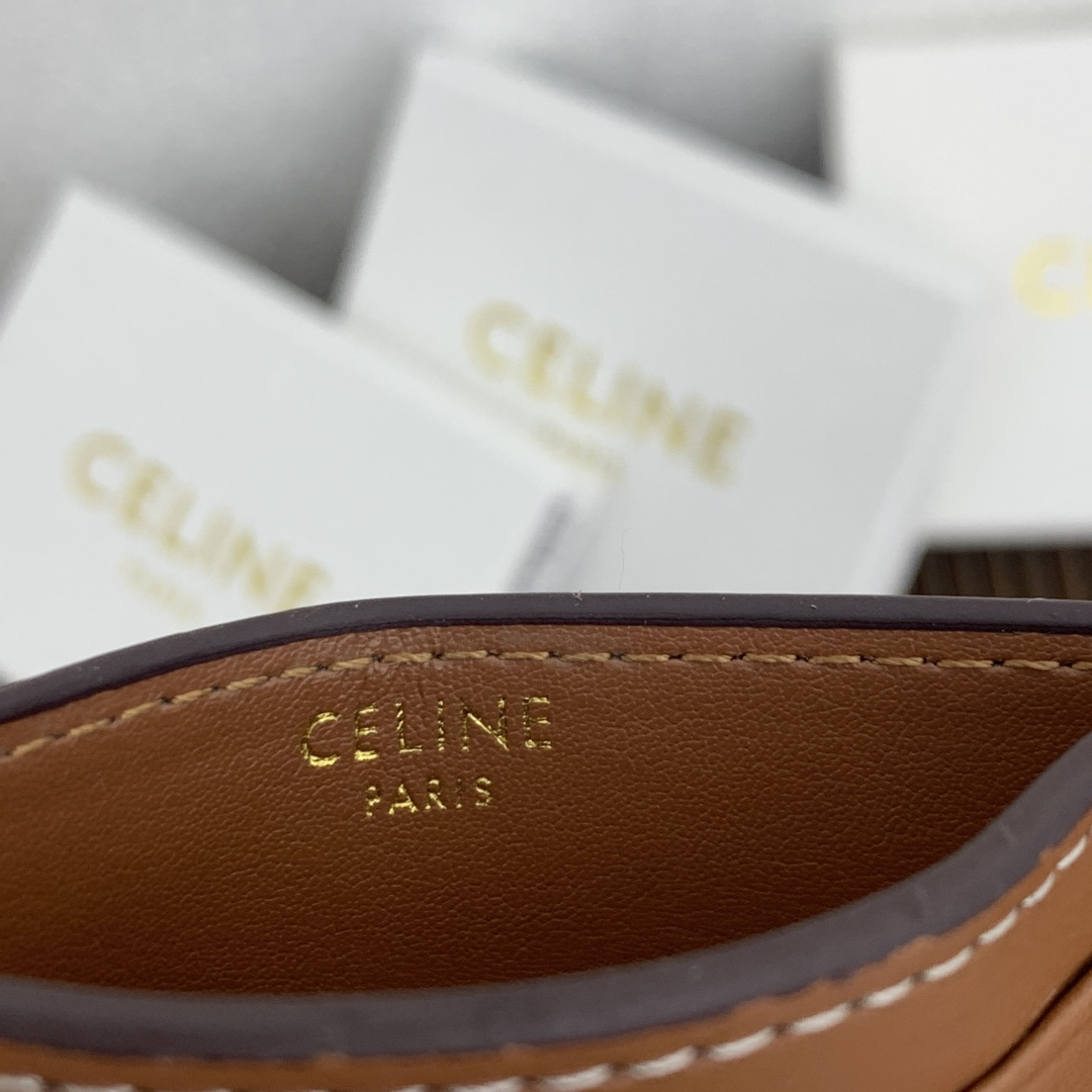 Celine Triomphe Canvas Card Holder - Image 6