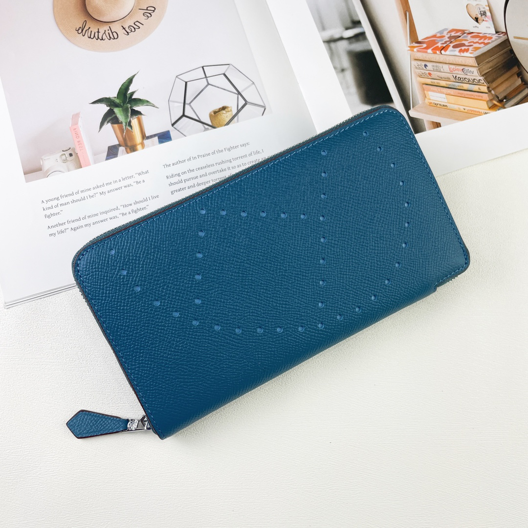 Hermès Silk'in Classic Zip Wallet - Image 6