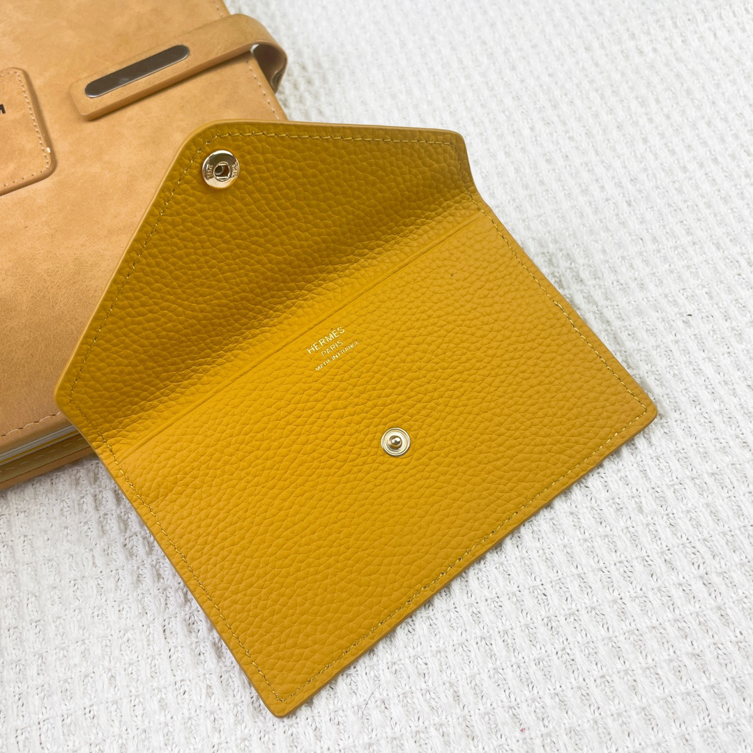 Hermes Barenia Faubourg Calfskin Card Holder - Image 6